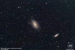 M81 - Galaxia de Bode y M82 - Galaxia del Cigarro