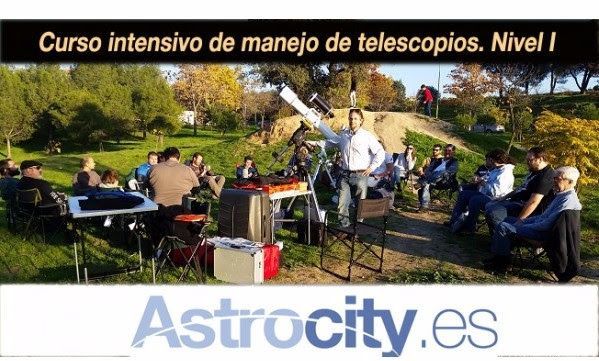 curso manejo telescopios Astrocity octubre 2017