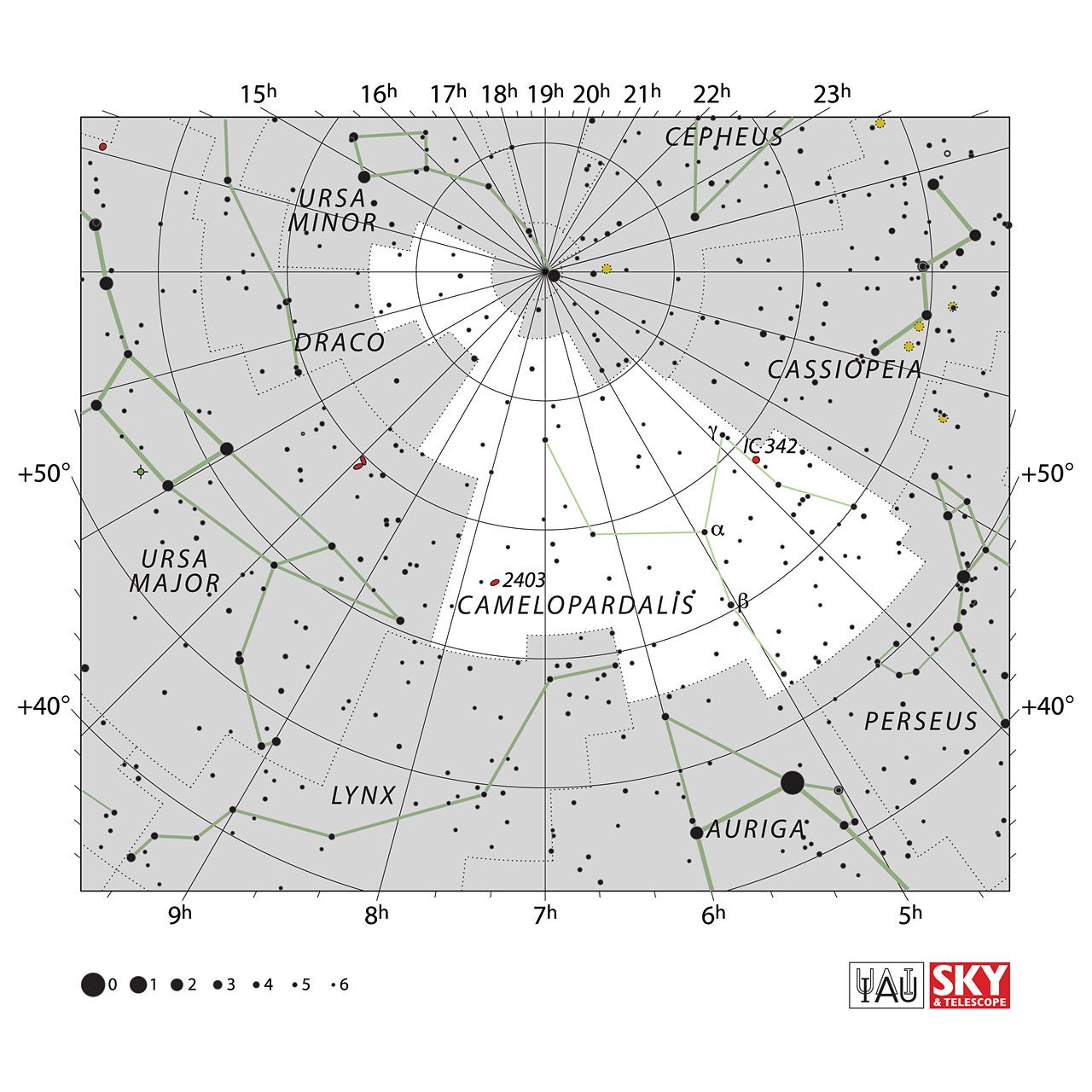 Constelaciones: Camelopardalis (La Jirafa)